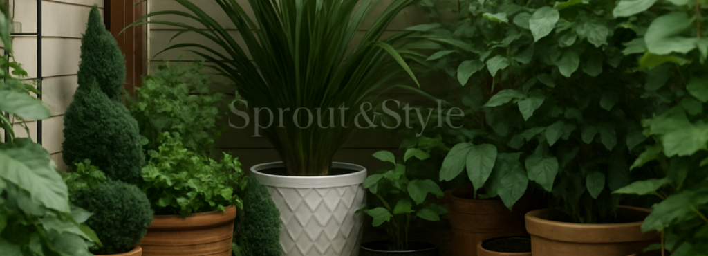 small container garden for patio